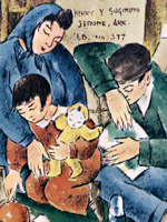 Scene at Jerome Internment Center, Henry Y. Sugimoto, c. 1943 Scene at Jerome Internment Center, Henry Y. Sugimoto, c. 1943