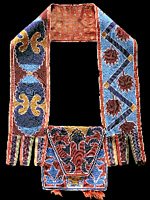 Shawnee bandolier bag, c. 1830 Shawnee bandolier bag, c. 1830