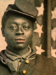 Tintype, Tintype of Black Union Soldier, J. L. Balldwin, c. 1863, Chicago History Museum, The Civil War in Art Tintype, . . . of Union Soldier, J. L. Balldwin, c. 1863, Chicago History Museum