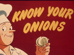 Poster, Know your onions. Make all the food go all the way. Food is ammunition don't waste it., 1941-1945, Office for Emergency Management, NARA, Flickr Commons Poster, Know your onions. . . , 1941-1945, Office for Emergency Management, NARA